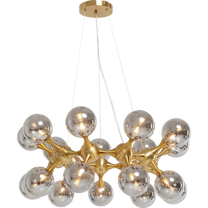 Pendant Lamp Atomic Balls Brass Ø74cm